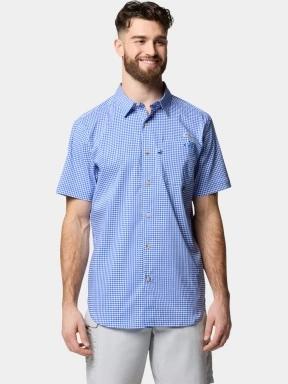 camasa cu maneci scurte pt. barbati Columbia Harbor Peak Short Sleeve Shirt albastru 1