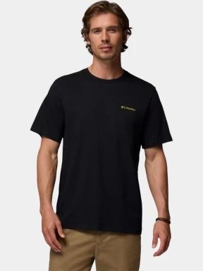 tricou cu maneci scurte pt. barbati Columbia CSC Logo Back Tee negru 1