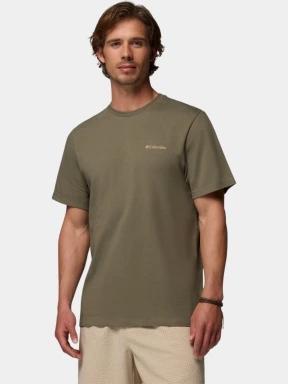 tricou cu maneci scurte pt. barbati Columbia CSC Logo Back Tee verde 1