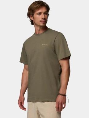 tricou cu maneci scurte pt. barbati Columbia CSC Logo Back Tee verde 3