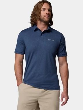 tricou cu guler pt. barbati Columbia Parsons Point Polo albastru inchis 1