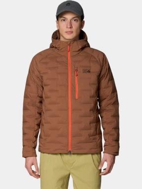 jacheta de puf pt. barbati Mountain Hardwear StretchDown™ Hooded Jacket maro 1