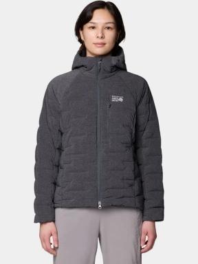 jacheta de puf pt. femei Mountain Hardwear StretchDown™ Hooded Jacket gri 1