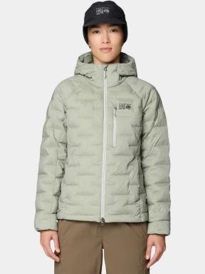 jacheta de puf pt. femei Mountain Hardwear StretchDown™ Hooded Jacket gri 1