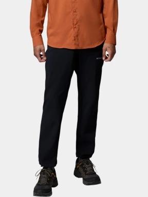 pantaloni de drumetie pt. barbati Columbia Essential Hike Brushed Back Pant negru 1