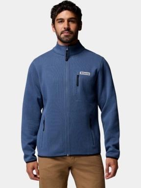 pulover polar pt. barbati Columbia Sweater Weather Full Zip albastru inchis 1