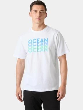 tricou cu maneci scurte pt. barbati Helly Hansen The Ocean Race T-Shirt 2.0 alb 1