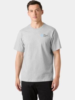 tricou cu maneci scurte pt. barbati Helly Hansen The Ocean Race T-Shirt 2.0 gri 1