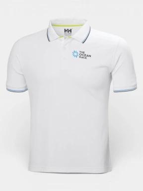 tricou cu guler pt. barbati Helly Hansen The Ocean Race Polo 2.0 alb 1