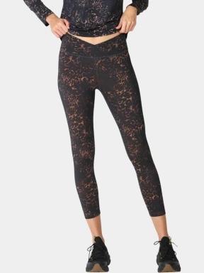 leggings pt. femei Rukka Rukka Myllyoja Print negru 1