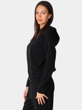 pulover cu gluga pt. femei Rukka Rukka Maajarvi negru 3