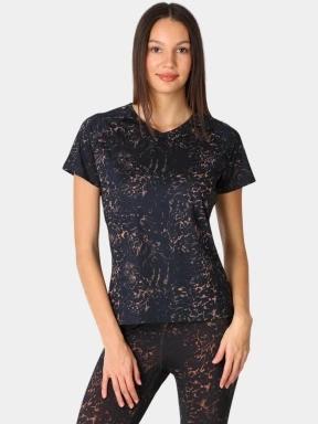 tricou pentru sport, cu maneci scurte pt. femei Rukka Rukka Muuko Print negru 1