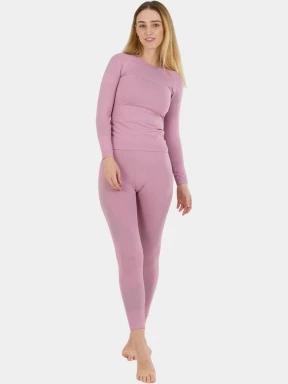 set de lenjerie de corp pt. femei Fundango Seamless Baselayer Set roz 1