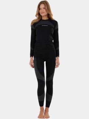 set de lenjerie de corp pt. femei Fundango Seamless Baselayer Set negru 1