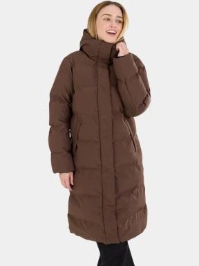 gaca de iarna matlasata pt. femei Fundango Cosycoat Long Padded Jacket maro 1