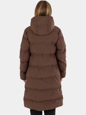 gaca de iarna matlasata pt. femei Fundango Cosycoat Long Padded Jacket maro 3