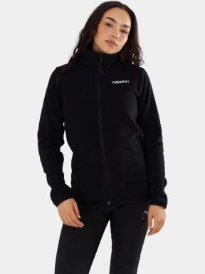 pulover polar pt. femei Fundango Serena Fleece Jacket negru 1