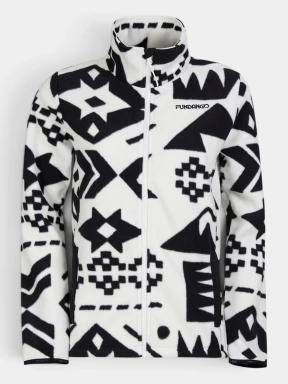 pulover polar pt. femei Fundango Serena Fleece Jacket alb 1