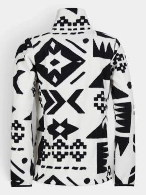 pulover polar pt. femei Fundango Serena Fleece Jacket alb 3