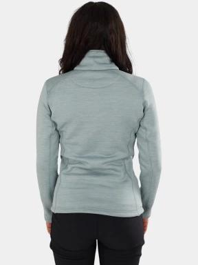 pulover polar pt. femei Fundango Antilles Melange Jacket verde 3