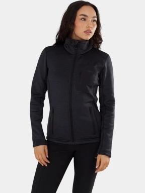 pulover polar pt. femei Fundango Antilles Melange Jacket negru 1