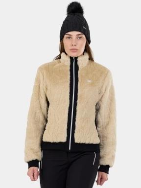 strat intermediar hibrid pt. femei Fundango Marigold Shearling Jacket nisip 3