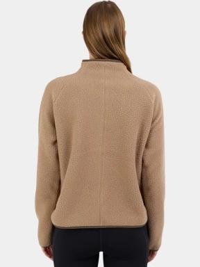 pulover polar pt. femei Fundango Roselake Pile Jacket nisip 3