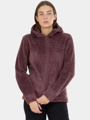 pulover polar pt. femei Fundango Zealand Plush Pile Jacket violet 1