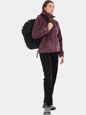 pulover polar pt. femei Fundango Zealand Plush Pile Jacket violet 3