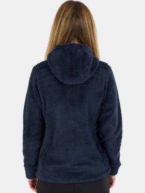 pulover polar pt. femei Fundango Zealand Plush Pile Jacket albastru inchis 3