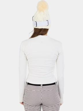tricou cu maneci lungi, pentru sport pt. femei Fundango Flow Thermo Zip Up nisip 3
