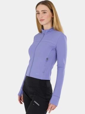 tricou cu maneci lungi, pentru sport pt. femei Fundango Flow Thermo Zip Up violet 1