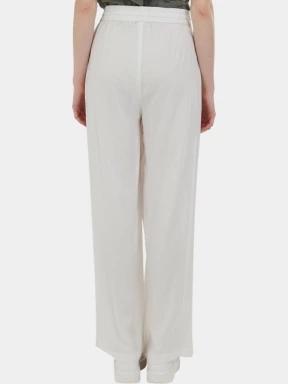 pantaloni lungi pt. femei Fundango Poppy Pants alb 3