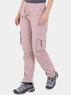 pantaloni de drumetie pt. femei Fundango Finley Cargo Pants roz 1