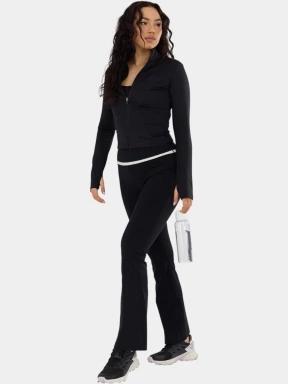 leggings pt. femei Fundango Flare Leggings negru 1