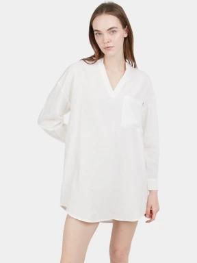 camasa cu maneci lungi pt. femei Fundango Athene Cover-up alb 1