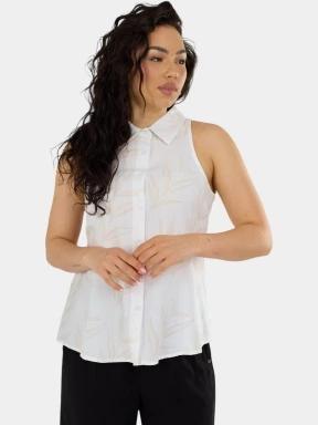 tricou fara maneci pt. femei Fundango Myrto Sleeveless Shirt nisip 1