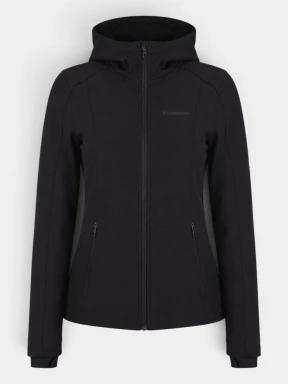 pulover cu gluga pt. femei Fundango Coreline Full-Zip Sweater negru 1