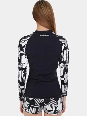 lycra cu maneci lungi pt. femei Fundango Joyce Long Sleeve Rashguard negru 3