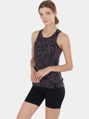 tricou de sport fara maneci pt. femei Fundango Kawaki Tanktop negru 1
