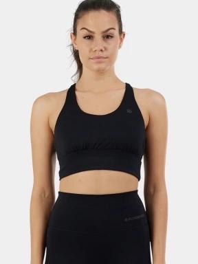 sutien pentru sport pt. femei Fundango Vexx Sport Bra negru 1