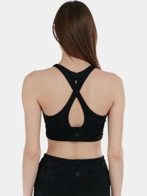 sutien pentru sport pt. femei Fundango Vexx Sport Bra negru 3