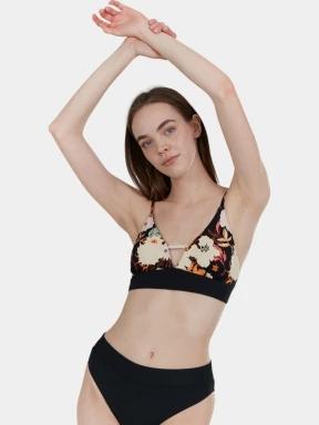 sutien bikini pt. femei Fundango Sahara V-neck Cami Top negru 1