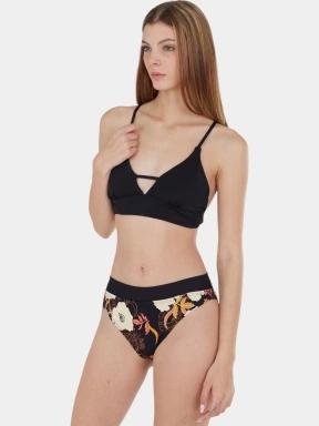 sutien bikini pt. femei Fundango Sahara V-neck Cami Top negru 1