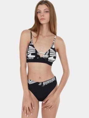 sutien bikini pt. femei Fundango Sahara V-neck Cami Top negru 1