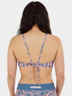 sutien bikini pt. femei Fundango Hogg High Neck Top albastru inchis 3