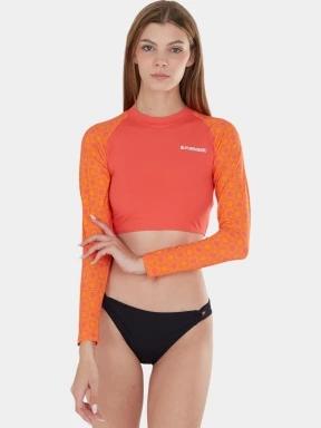 sutien bikini pt. femei Fundango Amelia Surf Top roz 1