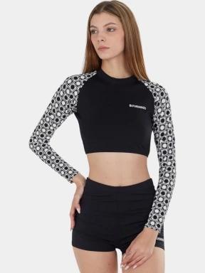 sutien bikini pt. femei Fundango Amelia Surf Top negru 1