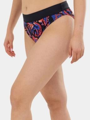 chiloti bikini pt. femei Fundango Sahara Midwaist Full Bottom negru 1