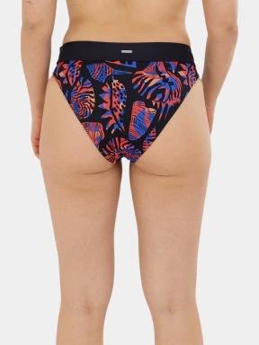 chiloti bikini pt. femei Fundango Sahara Midwaist Full Bottom negru 3